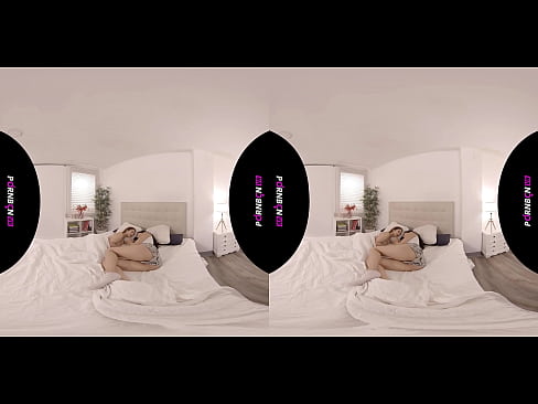 ❤️ PORNBCN VR दोन तरुण लेस्बियन 4K 180 3D व्हर्च्युअल रिअॅलिटीमध्ये खडबडीत जागे झाले जिनिव्हा बेलुची कॅटरिना मोरेनो लिंग ❌️❤